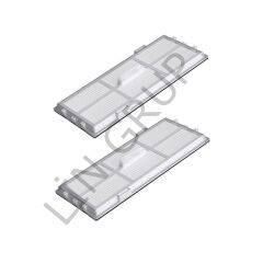 Roborock S7 Max V Ultra Robot Süpürge Uyumlu 2'li HEPA Filtre-Yedek Parça