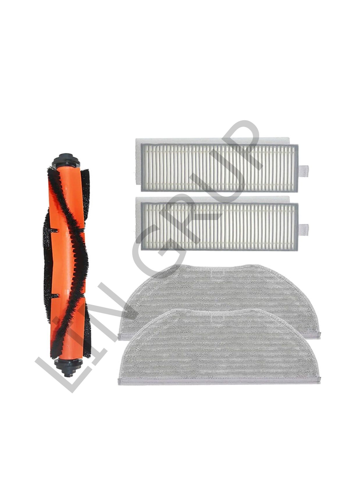 Xiaomi Vacuum Mop 2in1 Essential (MJSTG1) Robot Süpürge Uyumlu 5'li Yedek Parça Seti