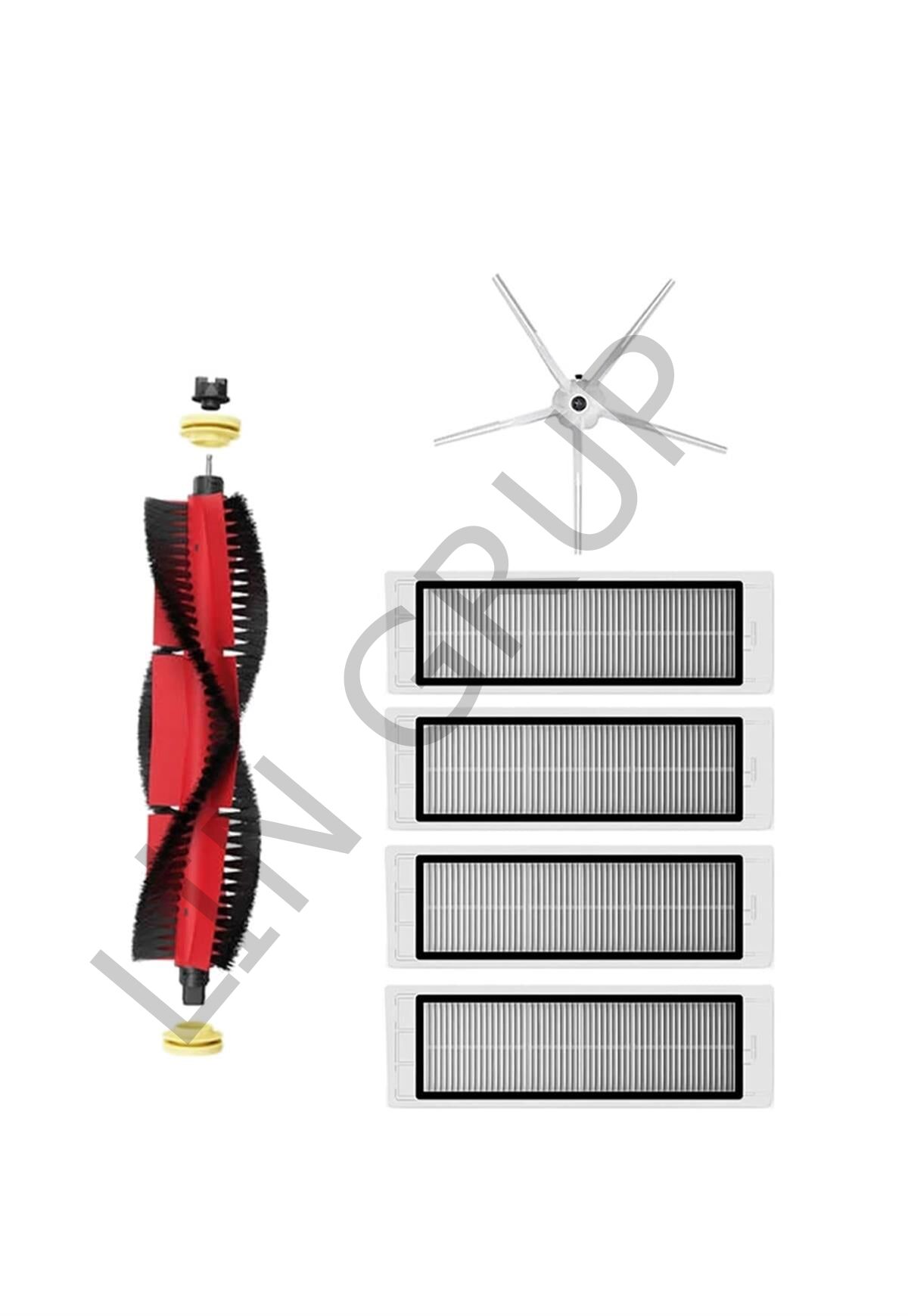 Roborock S5 Max Robot Süpürge Uyumlu 6'lı Yedek Parça Seti