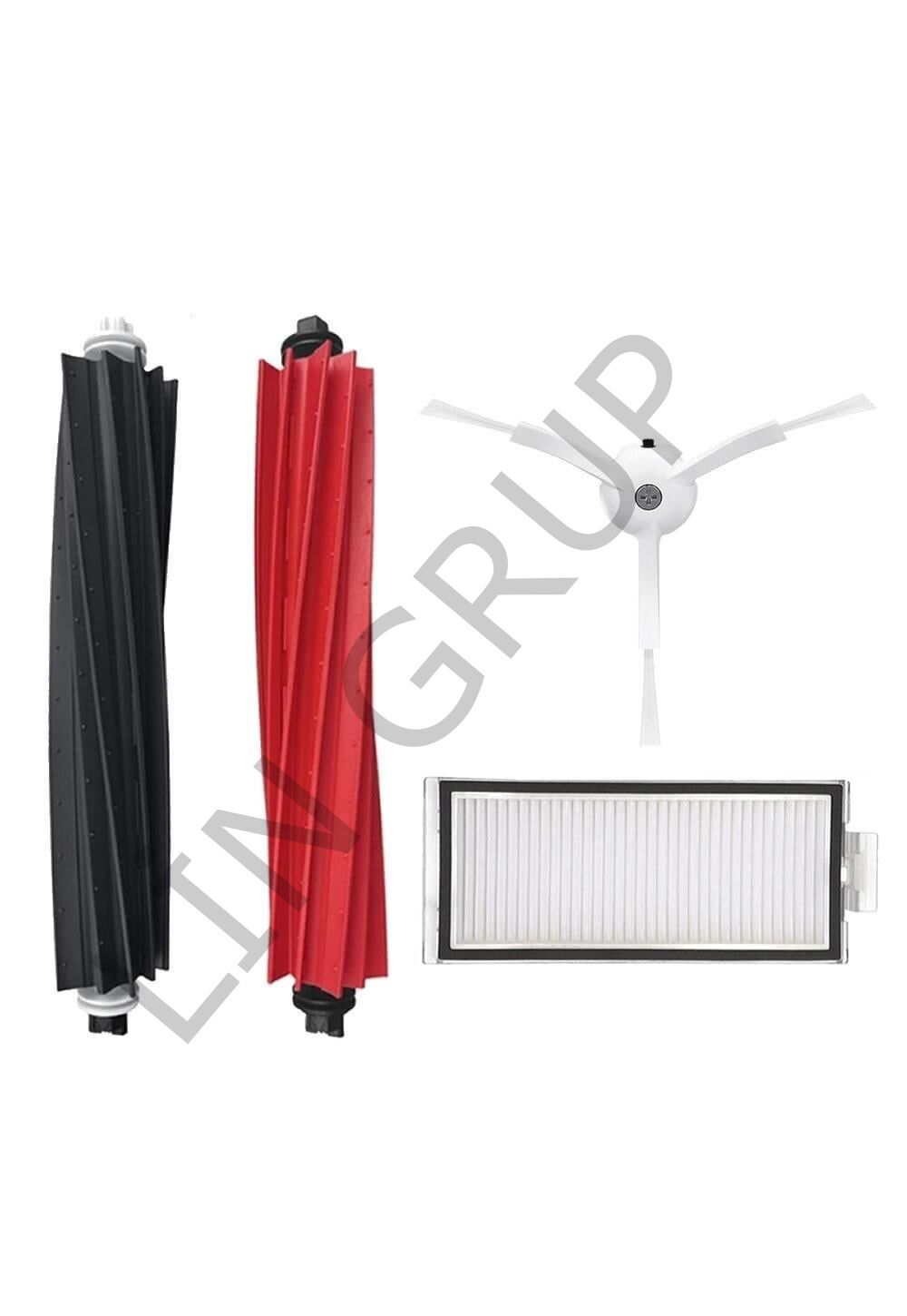 Roborock Q8 Max + Robot Süpürge Uyumlu 4'lü Yedek Parça Seti