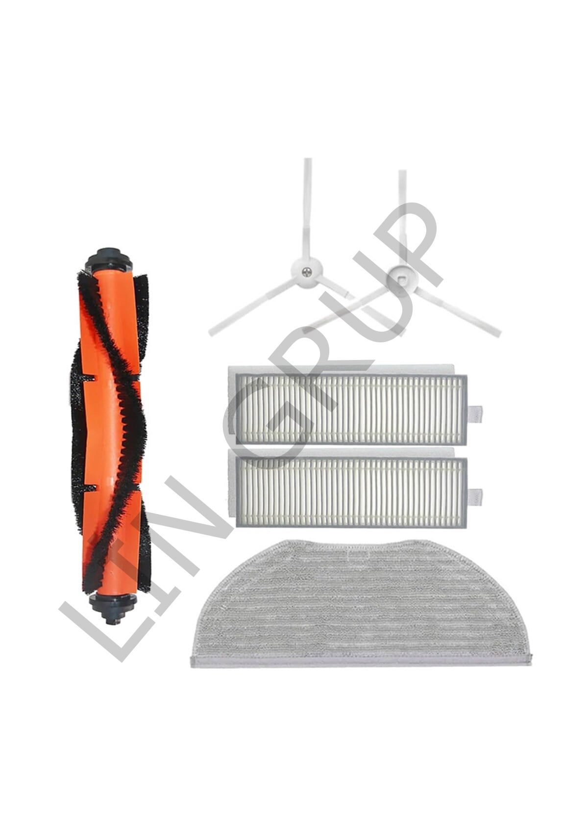 Xiaomi Vacuum Mop 2in1 Essential (MJSTG1) Robot Süpürge Uyumlu 6'lı Yedek Parça Seti