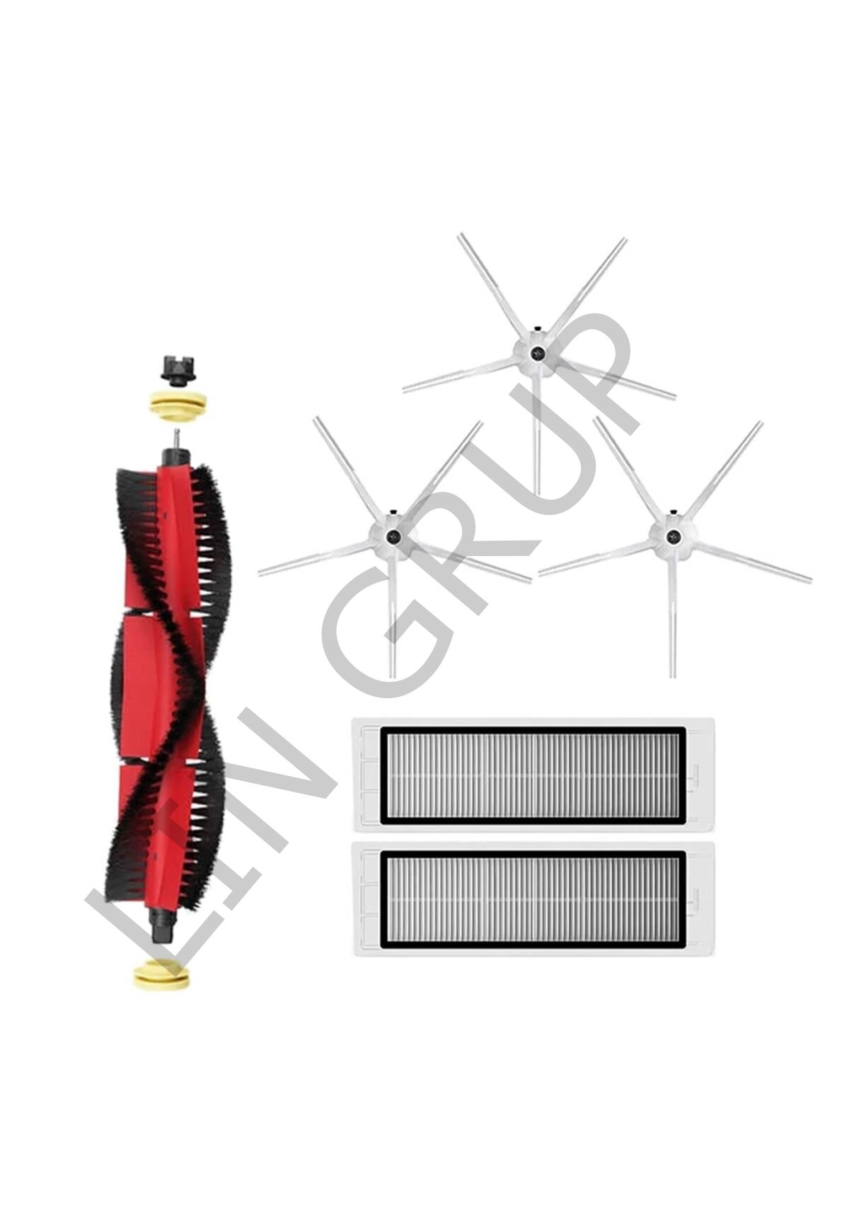Roborock S5 Max Robot Süpürge Uyumlu 6'lı Yedek Parça Seti