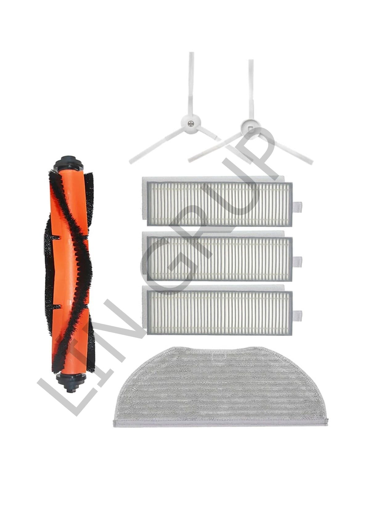 Xiaomi Vacuum Mop 2in1 Essential (MJSTG1) Robot Süpürge Uyumlu 7'li Yedek Parça Seti