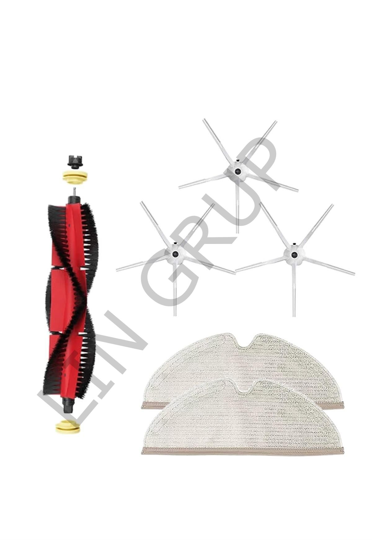 Roborock S5 Max Robot Süpürge Uyumlu 6'lı Yedek Parça Seti