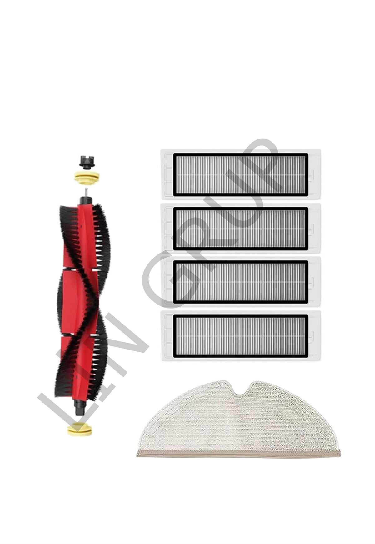 Roborock S5 Max Robot Süpürge Uyumlu 6'lı Yedek Parça Seti