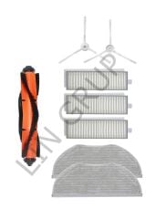 Xiaomi Vacuum Mop 2in1 Essential (MJSTG1) Robot Süpürge Uyumlu 8'li Yedek Parça Seti