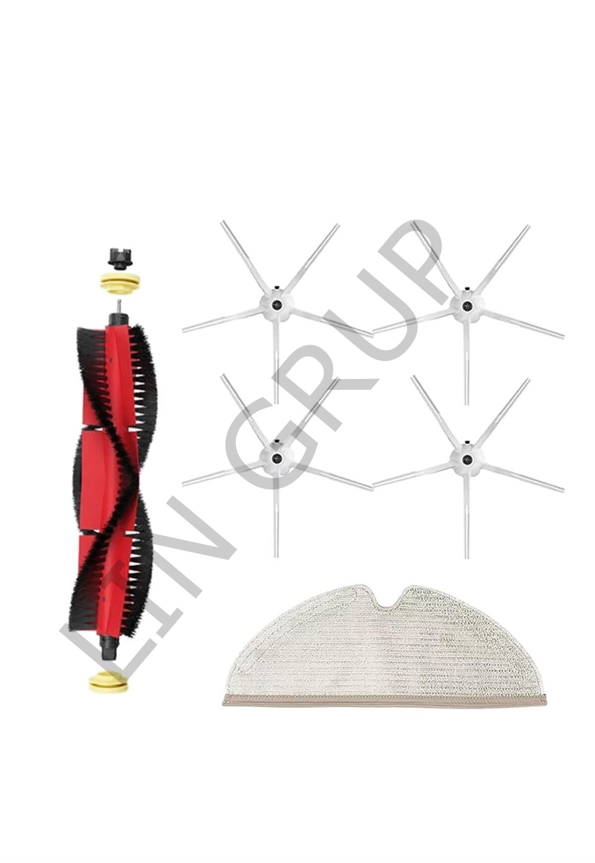 Roborock S5 Max Robot Süpürge Uyumlu 6'lı Yedek Parça Seti