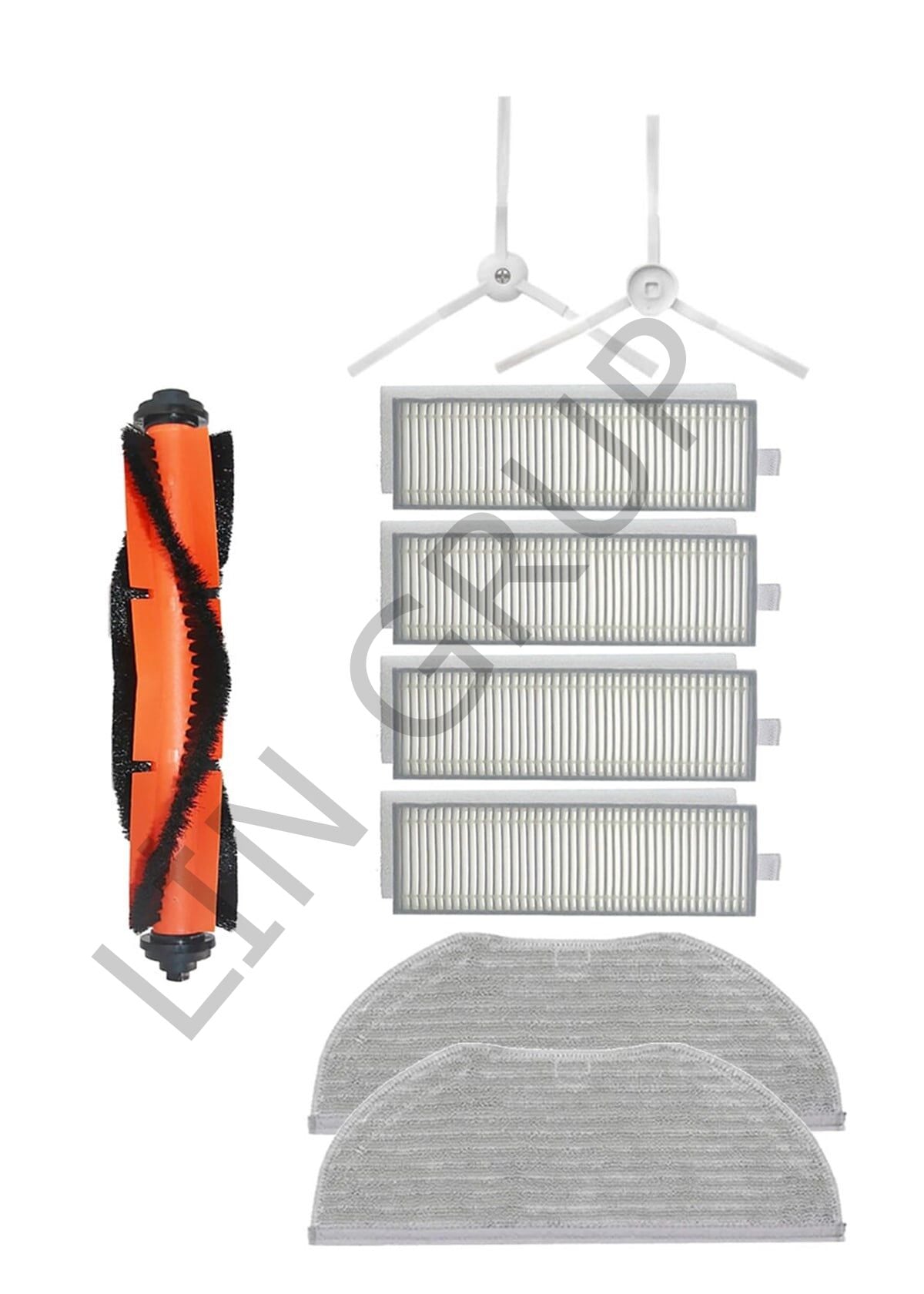 Xiaomi Vacuum Mop 2in1 Essential (MJSTG1) Robot Süpürge Uyumlu 9'lu Yedek Parça Seti