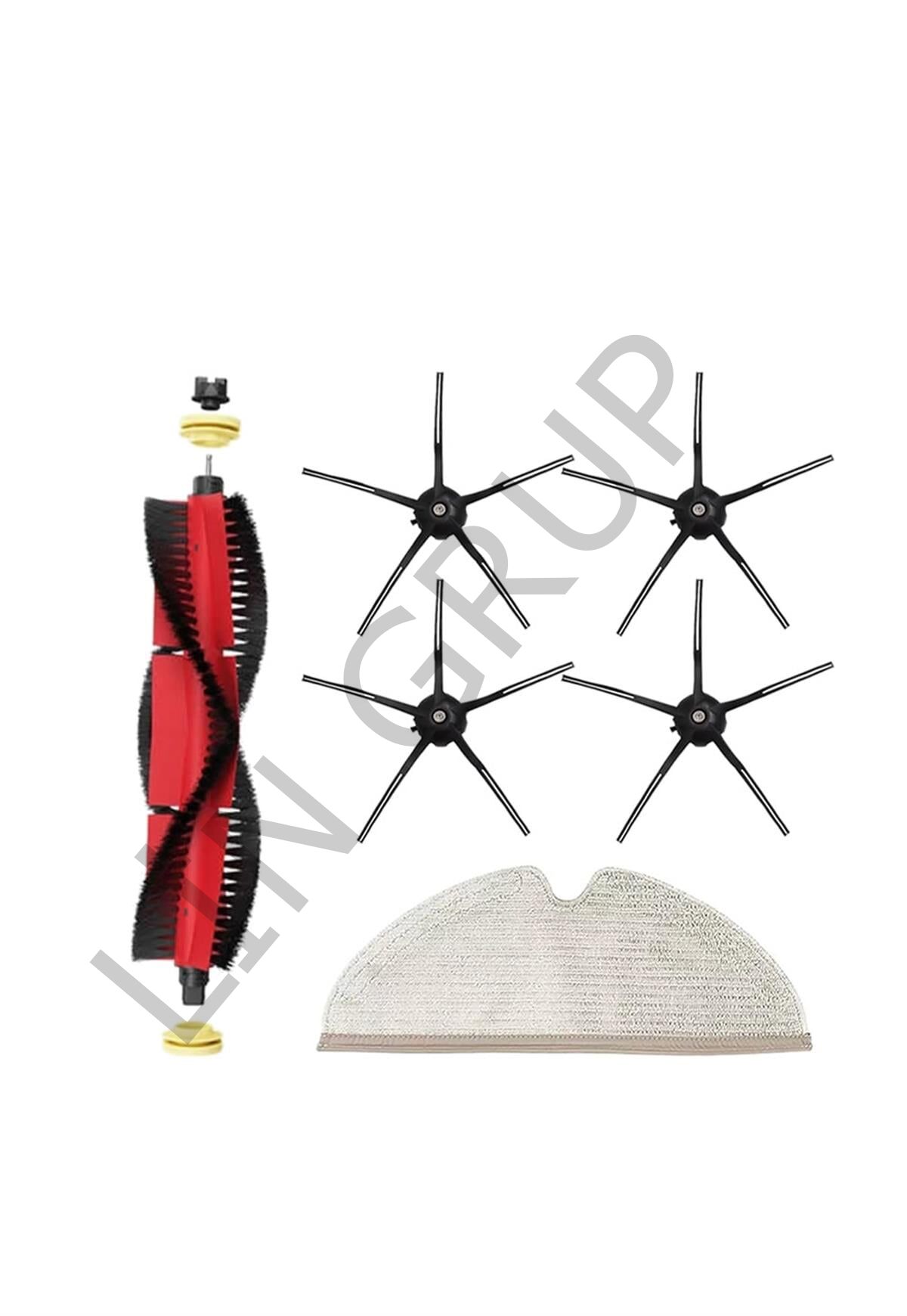 Roborock S5 Max Robot Süpürge Uyumlu 6'lı Yedek Parça Seti