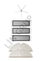 Roborock S5 Max Robot Süpürge Uyumlu 6'lı Yedek Parça Seti