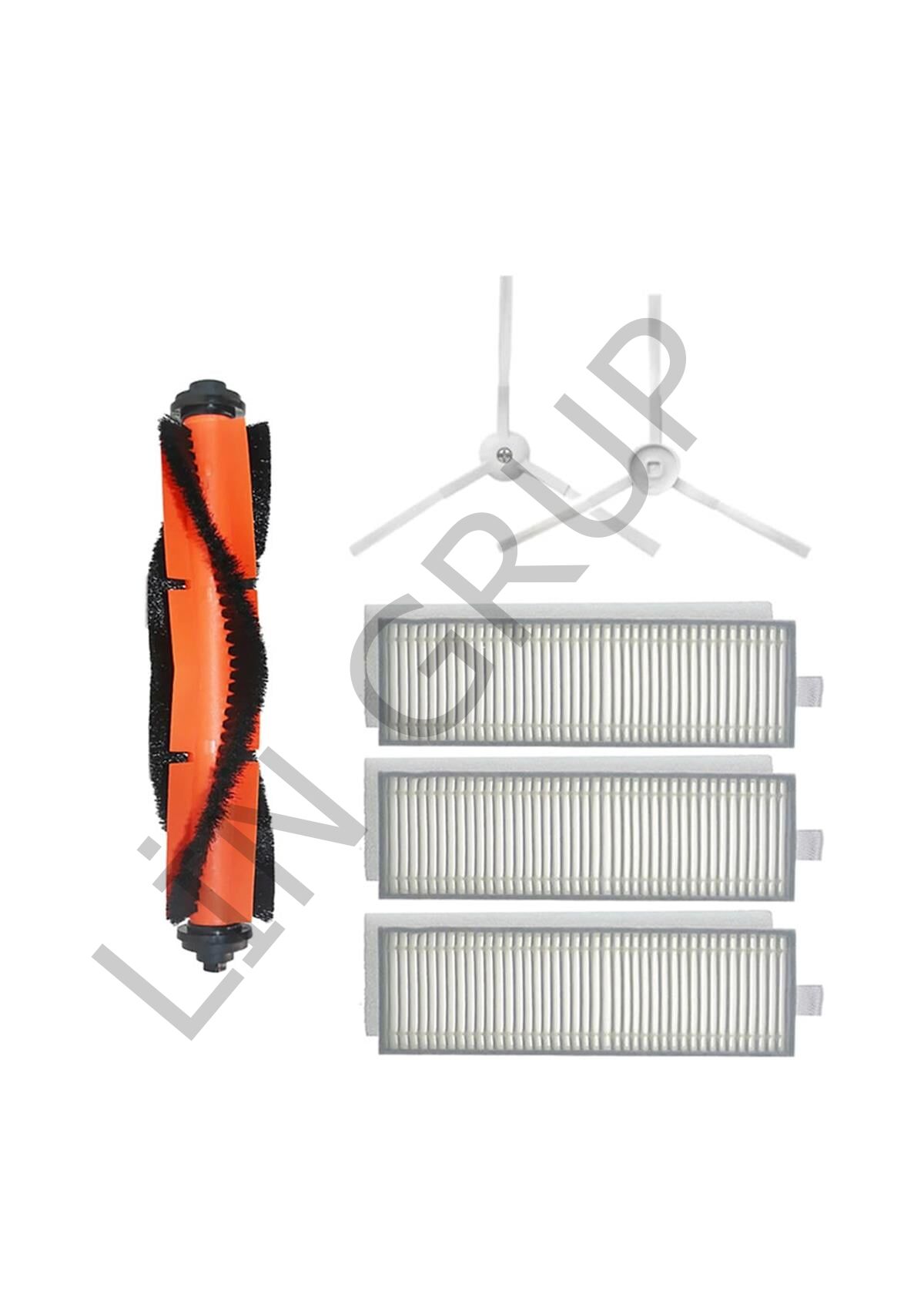 Xiaomi Vacuum Mop 2in1 Essential (MJSTG1) Robot Süpürge Uyumlu 6'lı Yedek Parça Seti