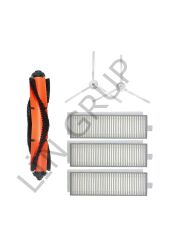 Xiaomi Vacuum Mop 2in1 Essential (MJSTG1) Robot Süpürge Uyumlu 6'lı Yedek Parça Seti