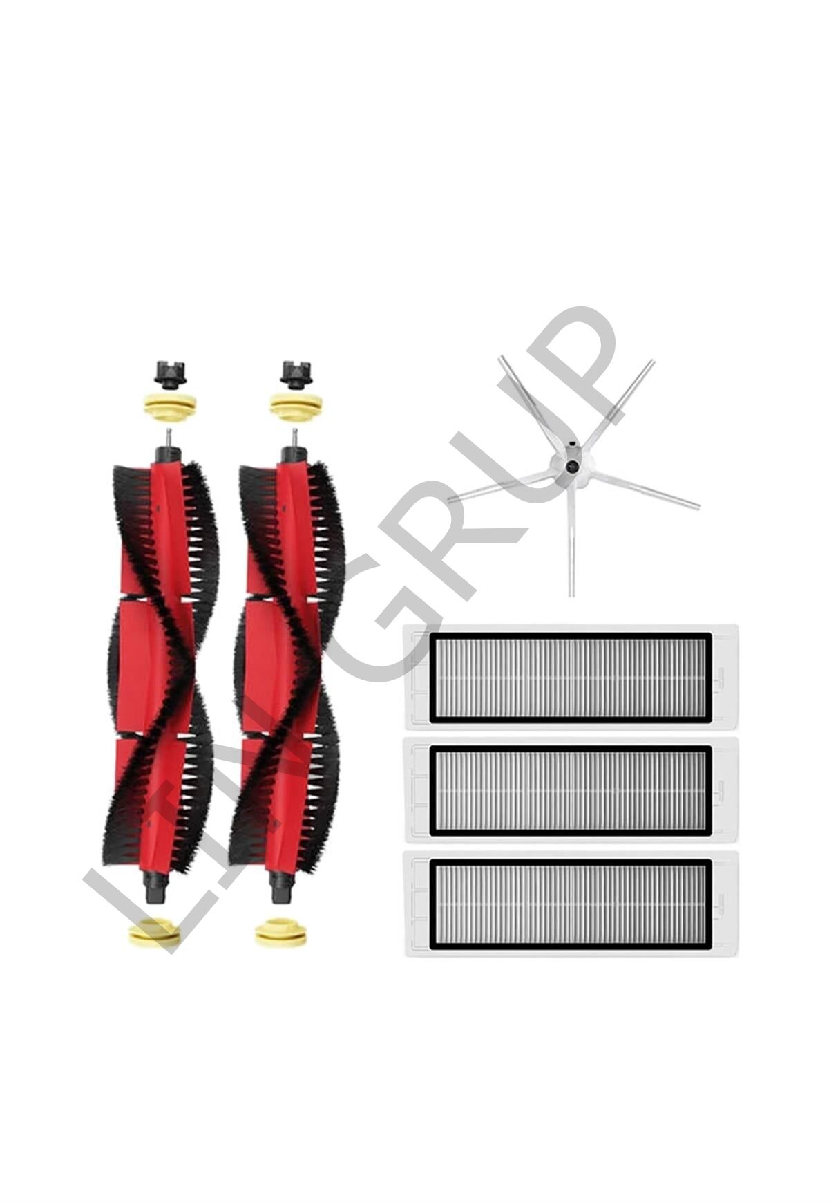 Roborock S5 Max Robot Süpürge Uyumlu 6'lı Yedek Parça Seti