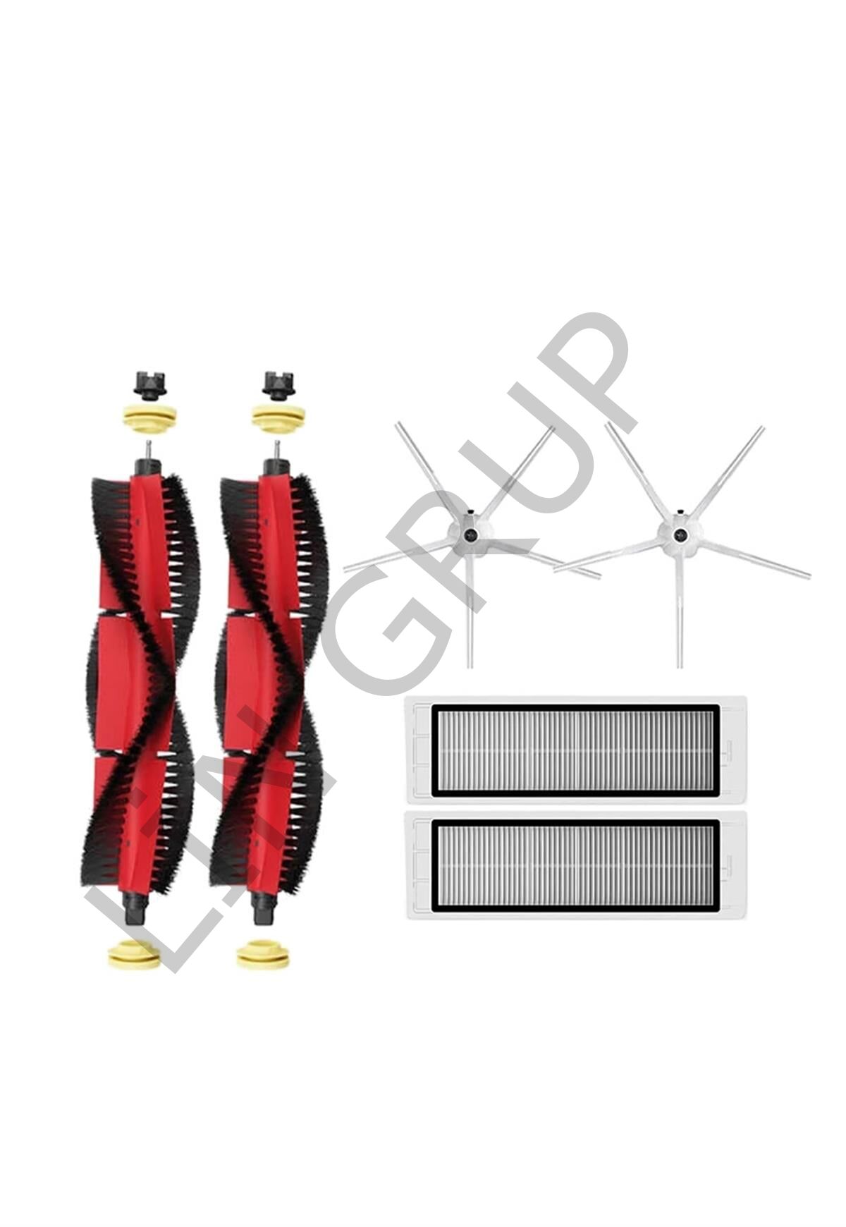 Roborock S5 Max Robot Süpürge Uyumlu 6'lı Yedek Parça Seti