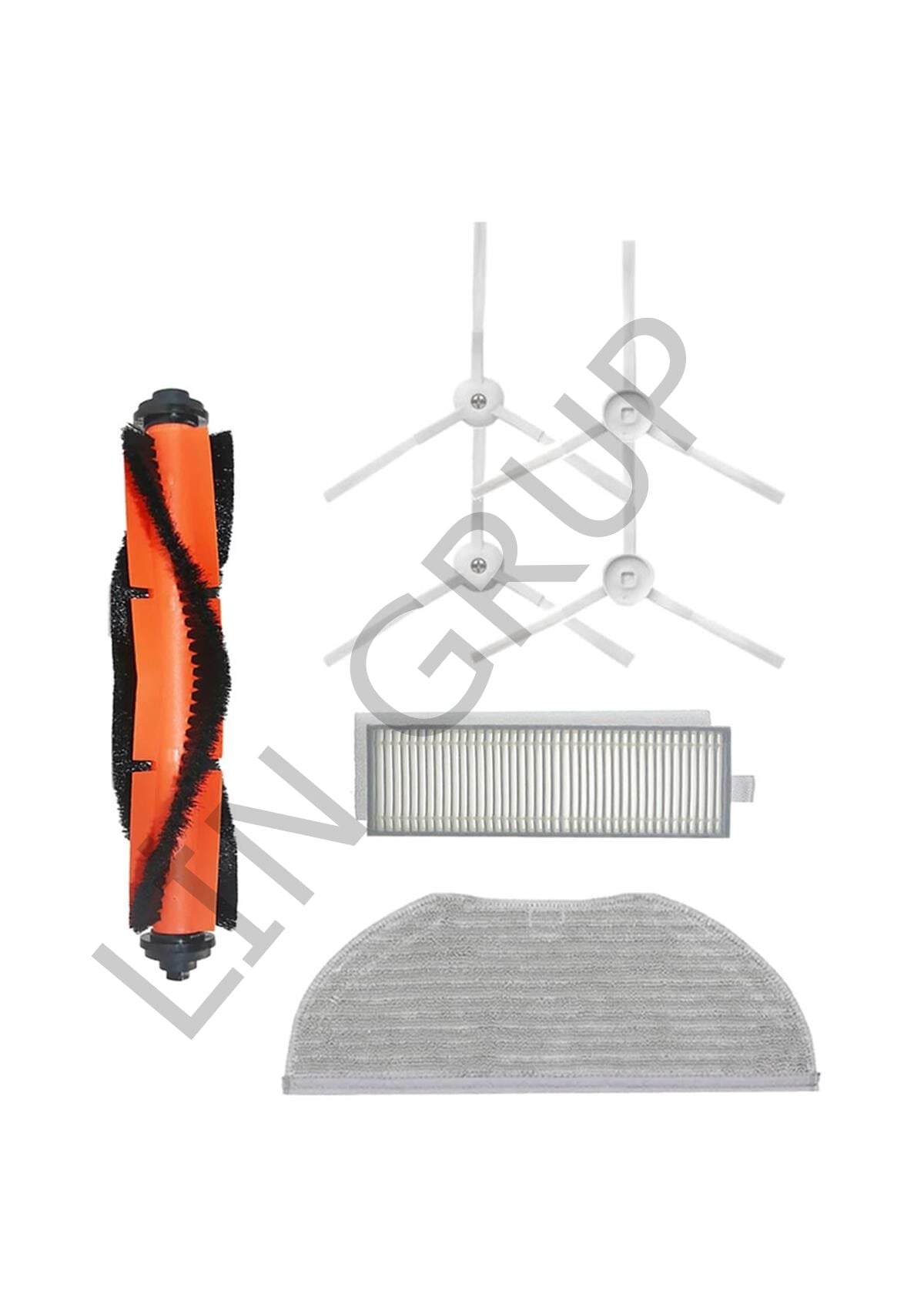 Xiaomi Vacuum Mop 2in1 Essential (MJSTG1) Robot Süpürge Uyumlu 7'li Yedek Parça Seti