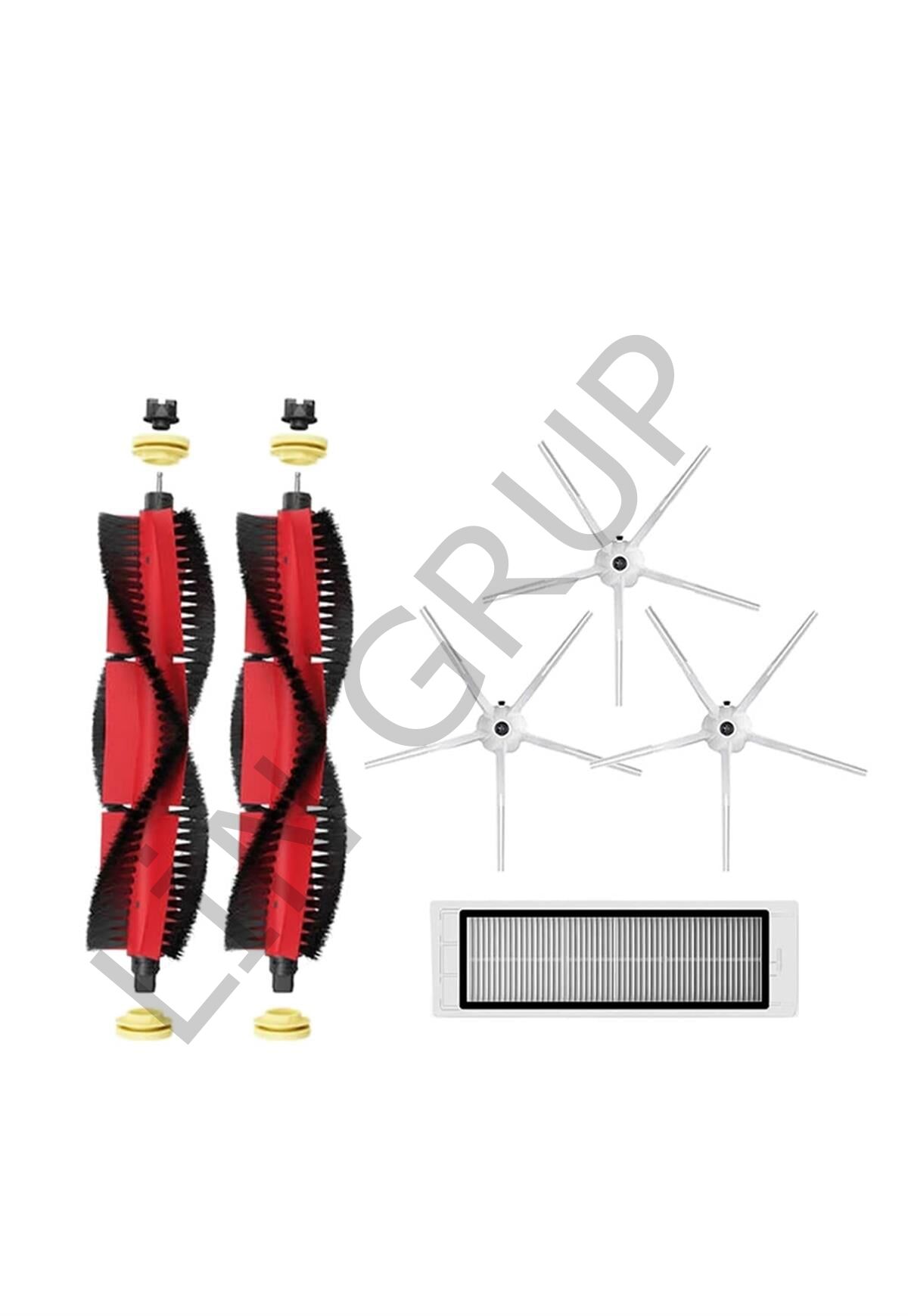 Roborock S5 Max Robot Süpürge Uyumlu 6'lı Yedek Parça Seti