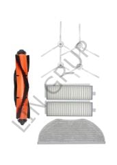 Xiaomi Vacuum Mop 2in1 Essential (MJSTG1) Robot Süpürge Uyumlu 8'li Yedek Parça Seti