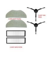 Xiaomi Mi Robot S10T uyumlu filtre paspas fırça seti