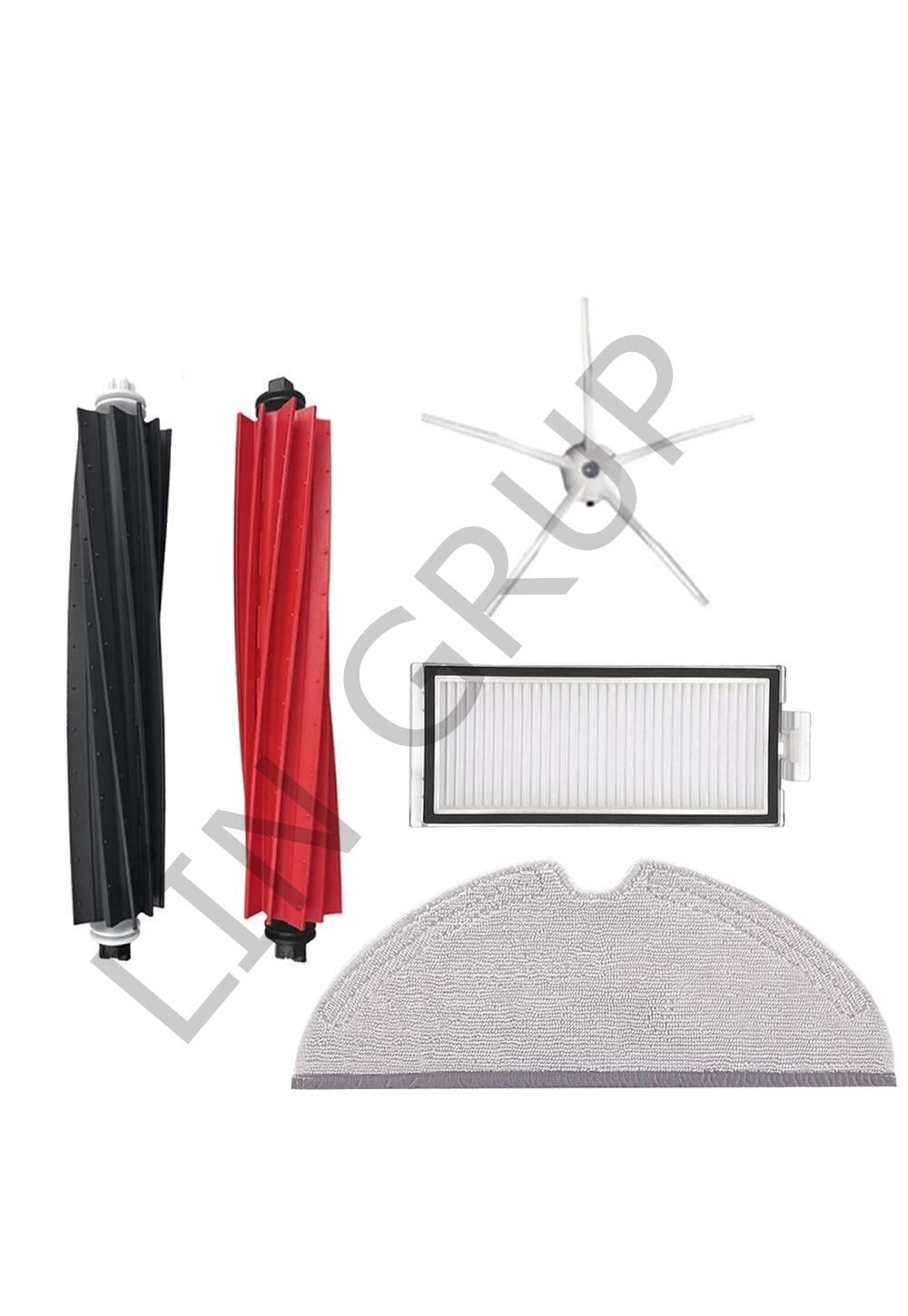 Roborock Q8 Max + Robot Süpürge Uyumlu 5'li Yedek Parça Seti