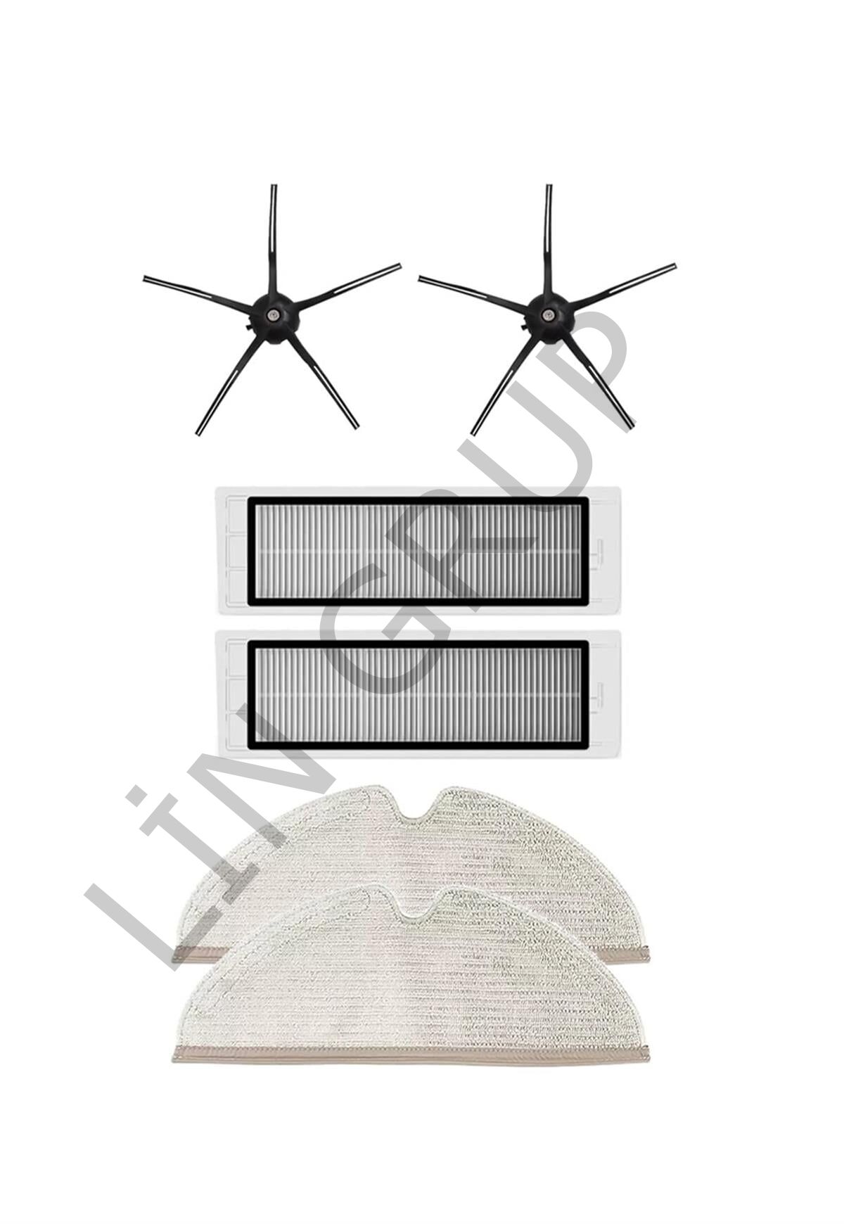 Roborock S5 Max Robot Süpürge Uyumlu 6'lı Yedek Parça Seti
