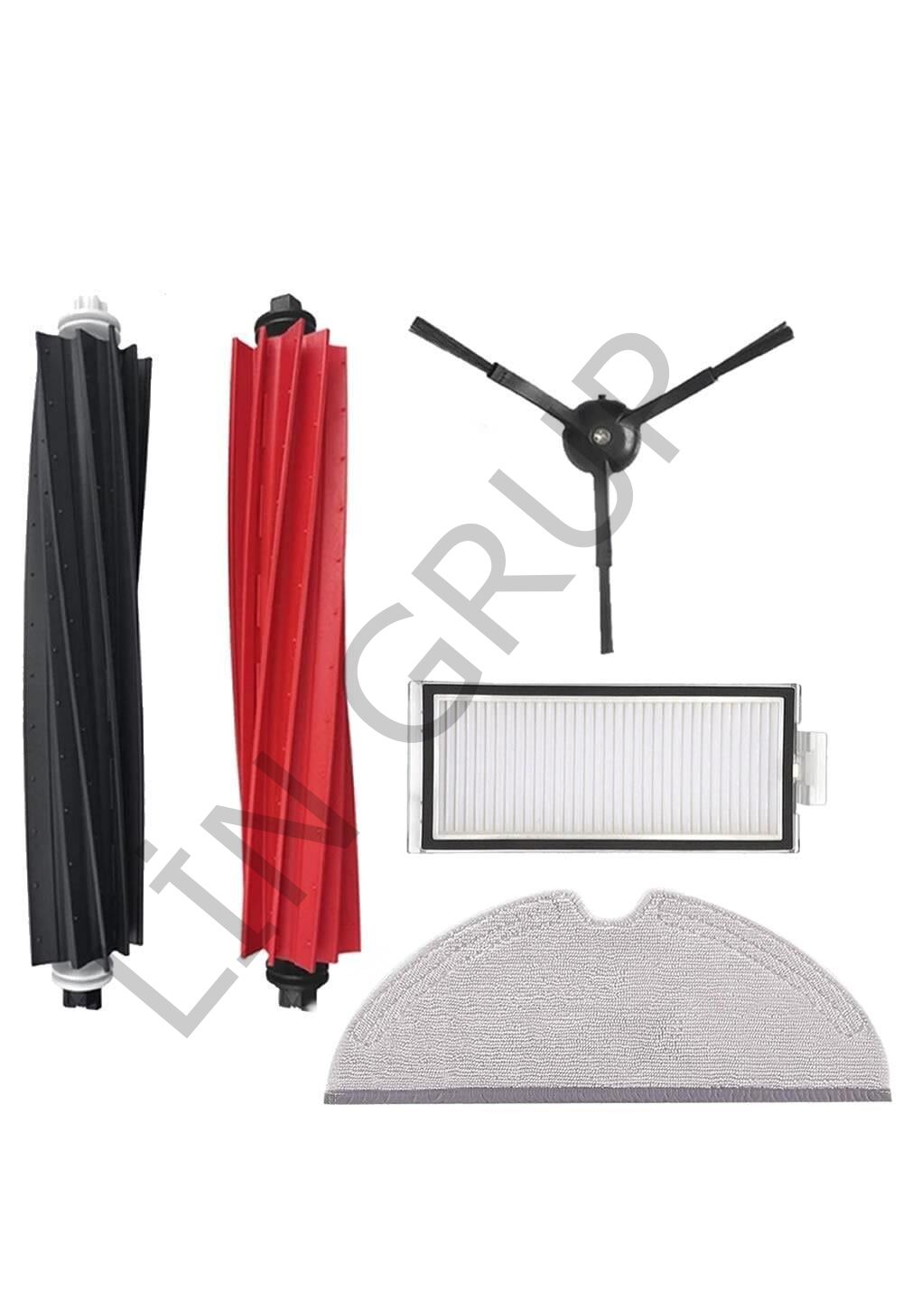 Roborock Q8 Max + Robot Süpürge Uyumlu 5'li Yedek Parça Seti