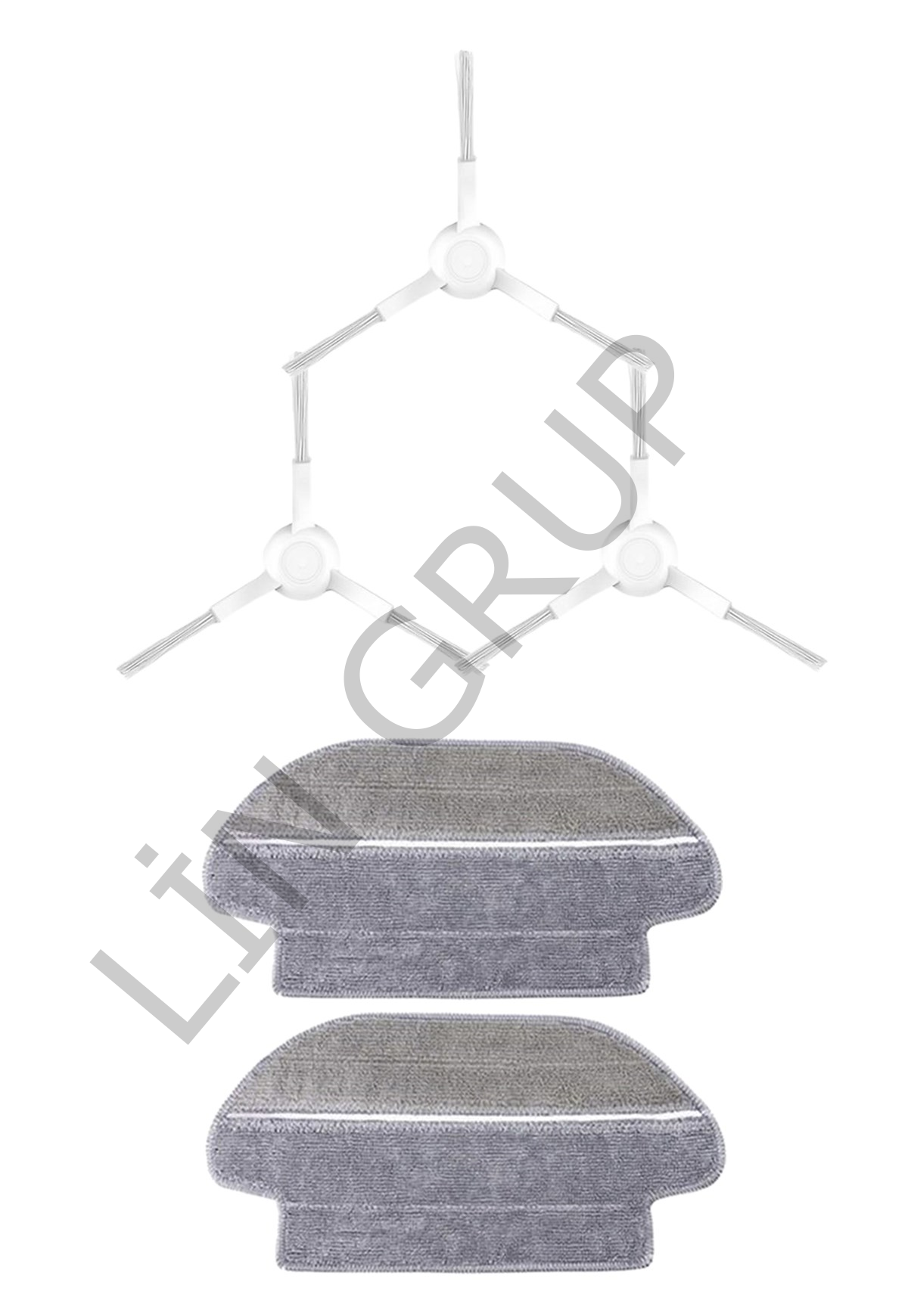 Xiaomi S10 (B106GL) Robot Süpürge Uyumlu 5'li Yedek Parça Seti