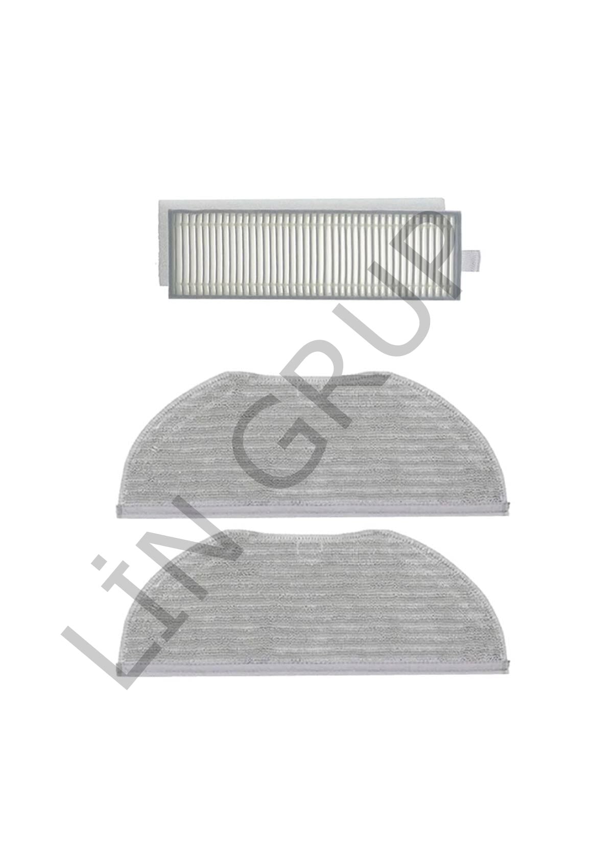 Xiaomi Vacuum Mop 2in1 Essential (MJSTG1) Robot Süpürge Uyumlu 3'lü Yedek Parça Seti