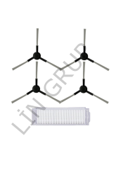 Xiaomi S10 (B106GL) Robot Süpürge Uyumlu 5'li Yedek Parça Seti