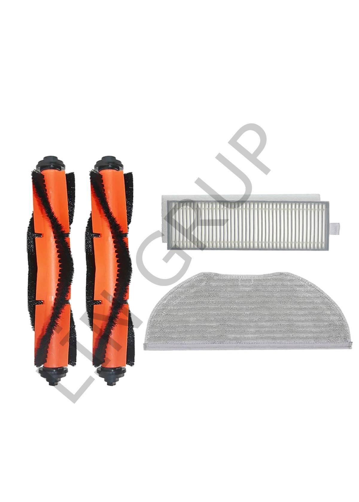 Xiaomi Vacuum Mop 2in1 Essential (MJSTG1) Robot Süpürge Uyumlu 4'lü Yedek Parça Seti