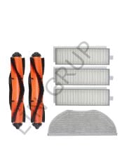 Xiaomi Vacuum Mop 2in1 Essential (MJSTG1) Robot Süpürge Uyumlu 6'lı Yedek Parça Seti