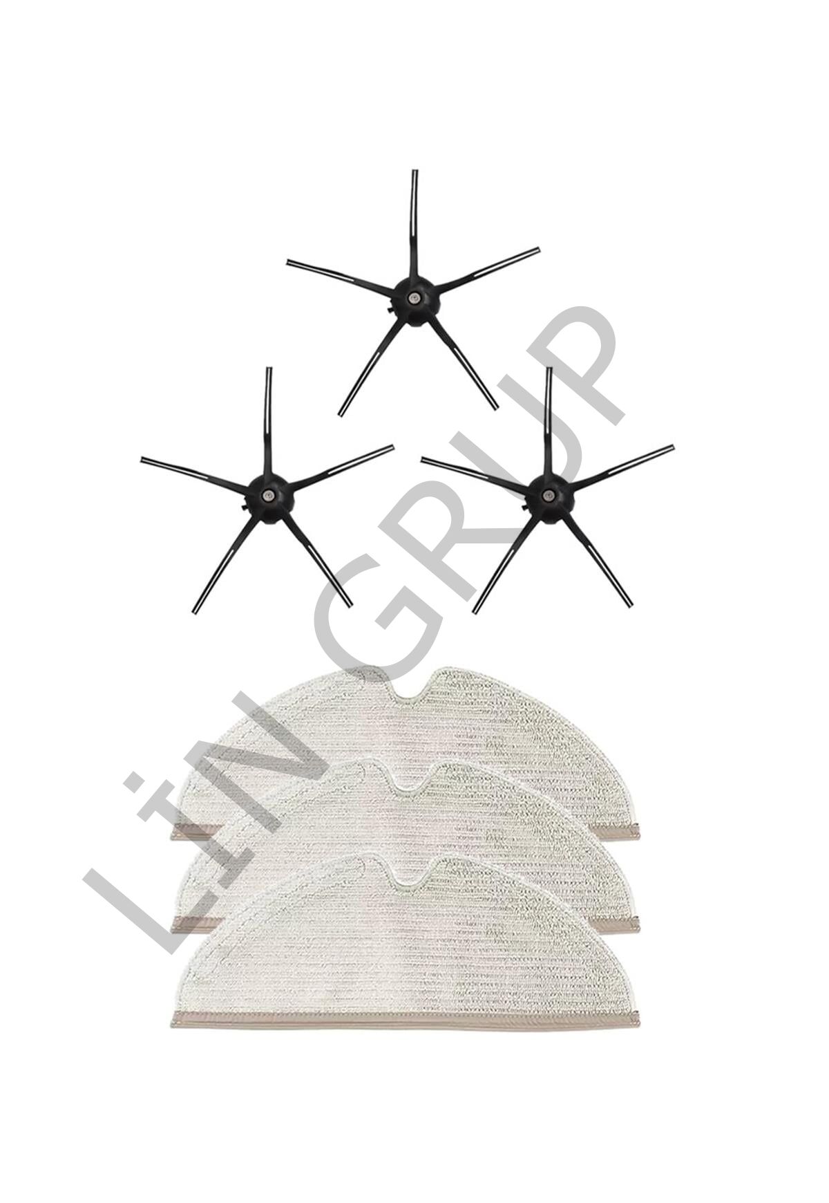 Roborock S5 Max Robot Süpürge Uyumlu 6'lı Yedek Parça Seti