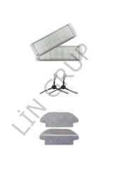 Xiaomi S10 (B106GL) Robot Süpürge Uyumlu 6'lı Yedek Parça Seti