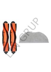 Xiaomi Vacuum Mop 2in1 Essential (MJSTG1) Robot Süpürge Uyumlu 3'lü Yedek Parça Seti
