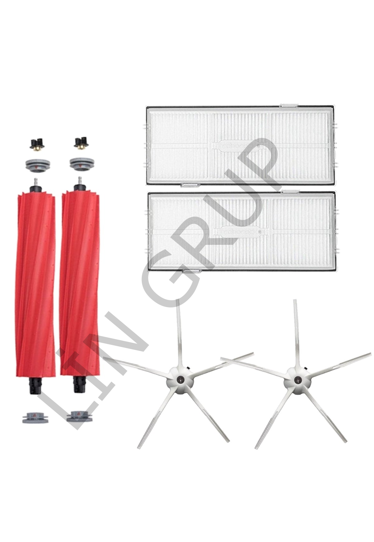 Roborock S7 Max V Ultra Robot Süpürge Uyumlu 6'lı Yedek Parça Seti