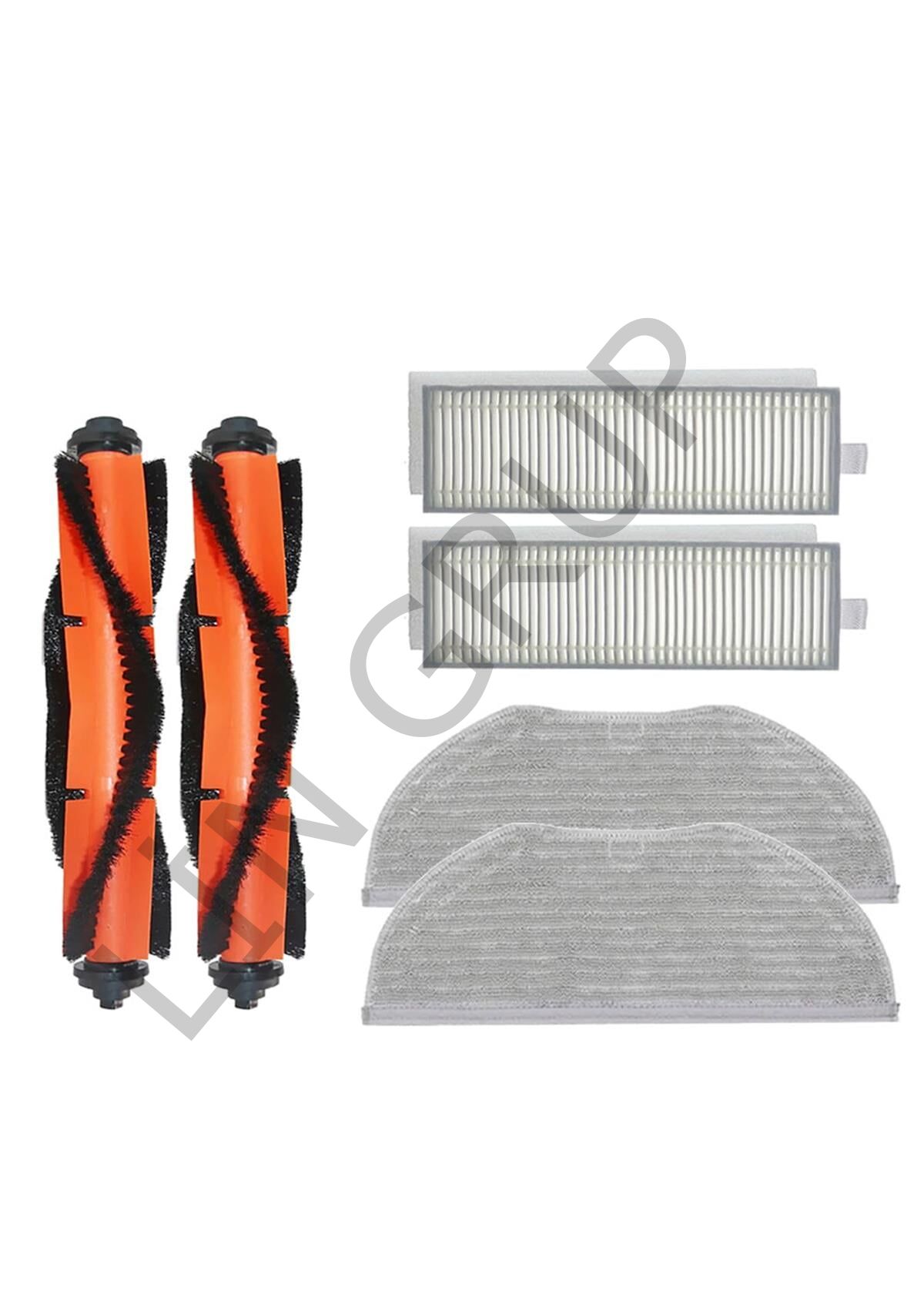 Xiaomi Vacuum Mop 2in1 Essential (MJSTG1) Robot Süpürge Uyumlu 6'lı Yedek Parça Seti