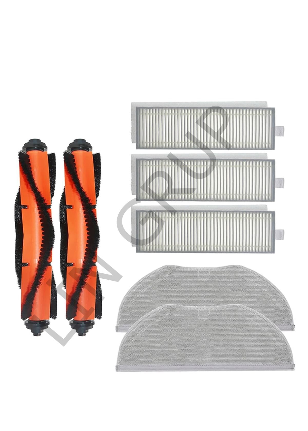 Xiaomi Vacuum Mop 2in1 Essential (MJSTG1) Robot Süpürge Uyumlu 7'li Yedek Parça Seti