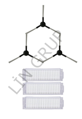 Xiaomi S10 (B106GL) Robot Süpürge Uyumlu 6'lı Yedek Parça Seti