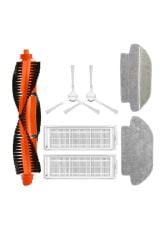 Xiaomi S10 ve S12 Modeli Uyumlu Yedek Parça Fırça Filtre mop paspas seti B106GL