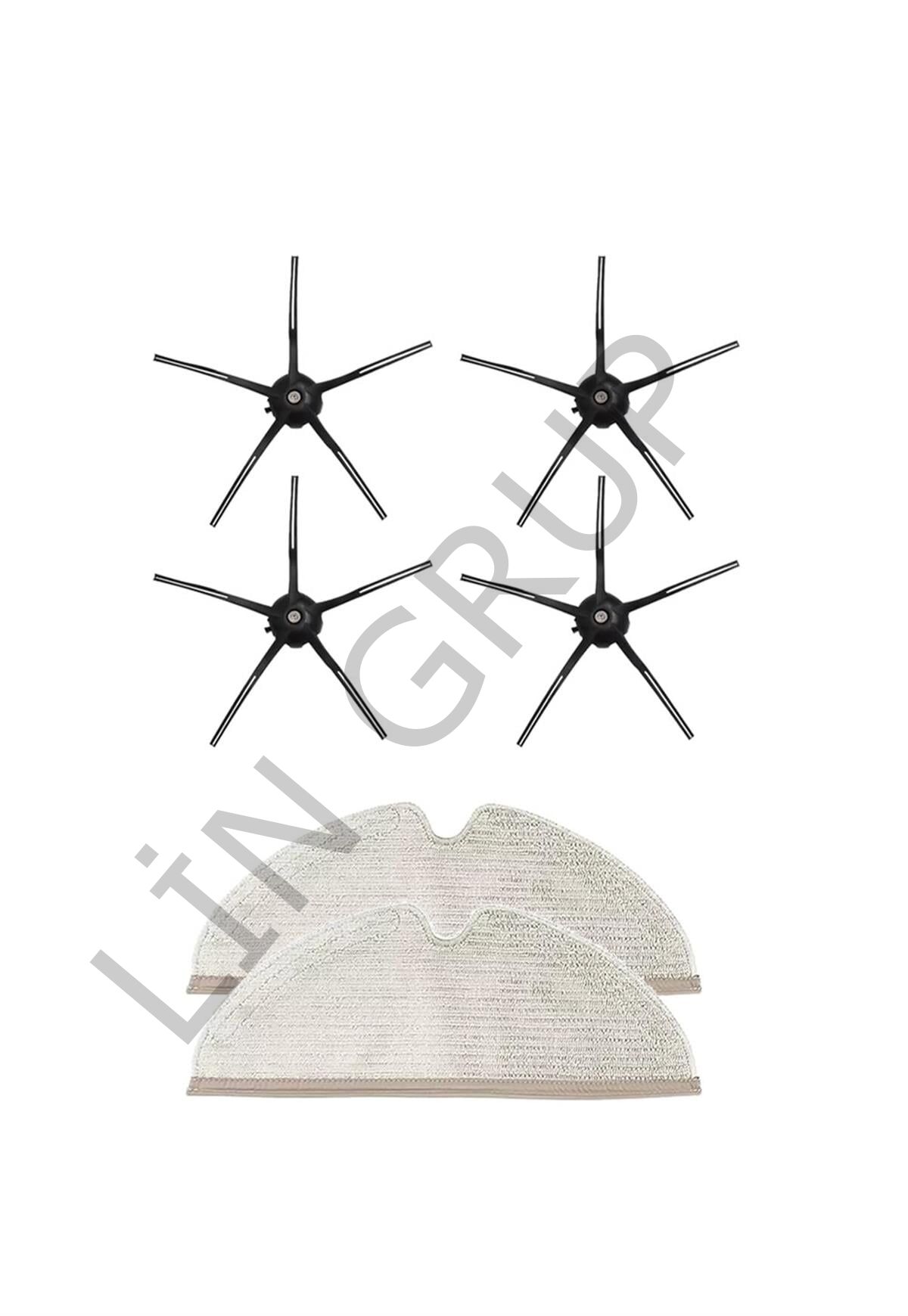 Roborock S5 Max Robot Süpürge Uyumlu 6'lı Yedek Parça Seti