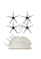 Roborock S5 Max Robot Süpürge Uyumlu 6'lı Yedek Parça Seti