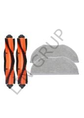 Xiaomi Vacuum Mop 2in1 Essential (MJSTG1) Robot Süpürge Uyumlu 4'lü Yedek Parça Seti