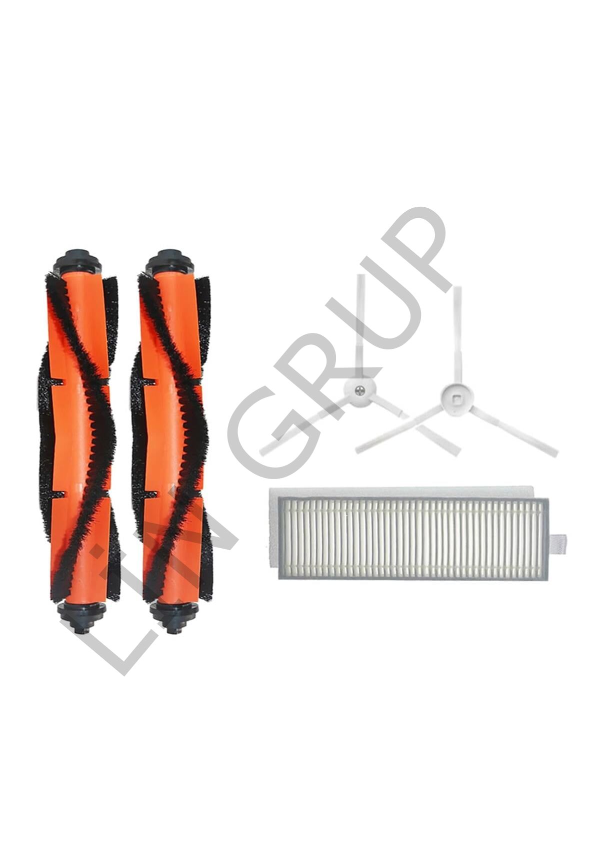 Xiaomi Vacuum Mop 2in1 Essential (MJSTG1) Robot Süpürge Uyumlu 5'li Yedek Parça Seti