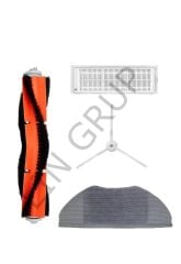 Xiaomi Vacuum Mop 2 Lite (MJSTL) Robot Süpürge Uyumlu 4'lü Yedek Parça Seti