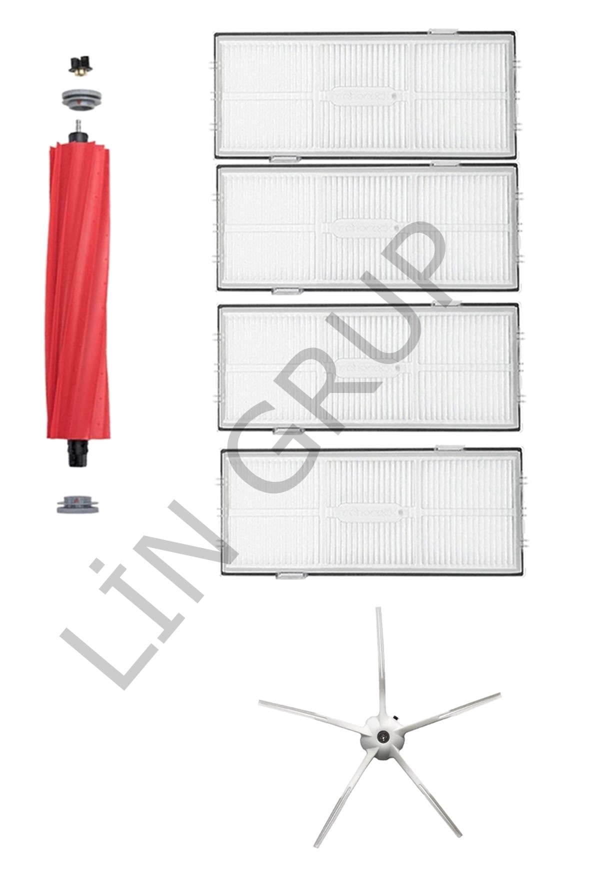 Roborock S7 Max V Ultra Robot Süpürge Uyumlu 6'lı Yedek Parça Seti