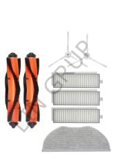 Xiaomi Vacuum Mop 2in1 Essential (MJSTG1) Robot Süpürge Uyumlu 8'li Yedek Parça Seti
