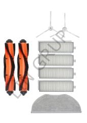 Xiaomi Vacuum Mop 2in1 Essential (MJSTG1) Robot Süpürge Uyumlu 9'lu Yedek Parça Seti