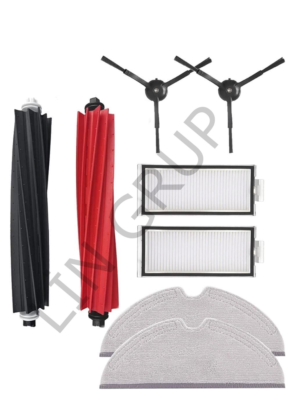 Roborock Q8 Max + Robot Süpürge Uyumlu 8'li Yedek Parça Seti