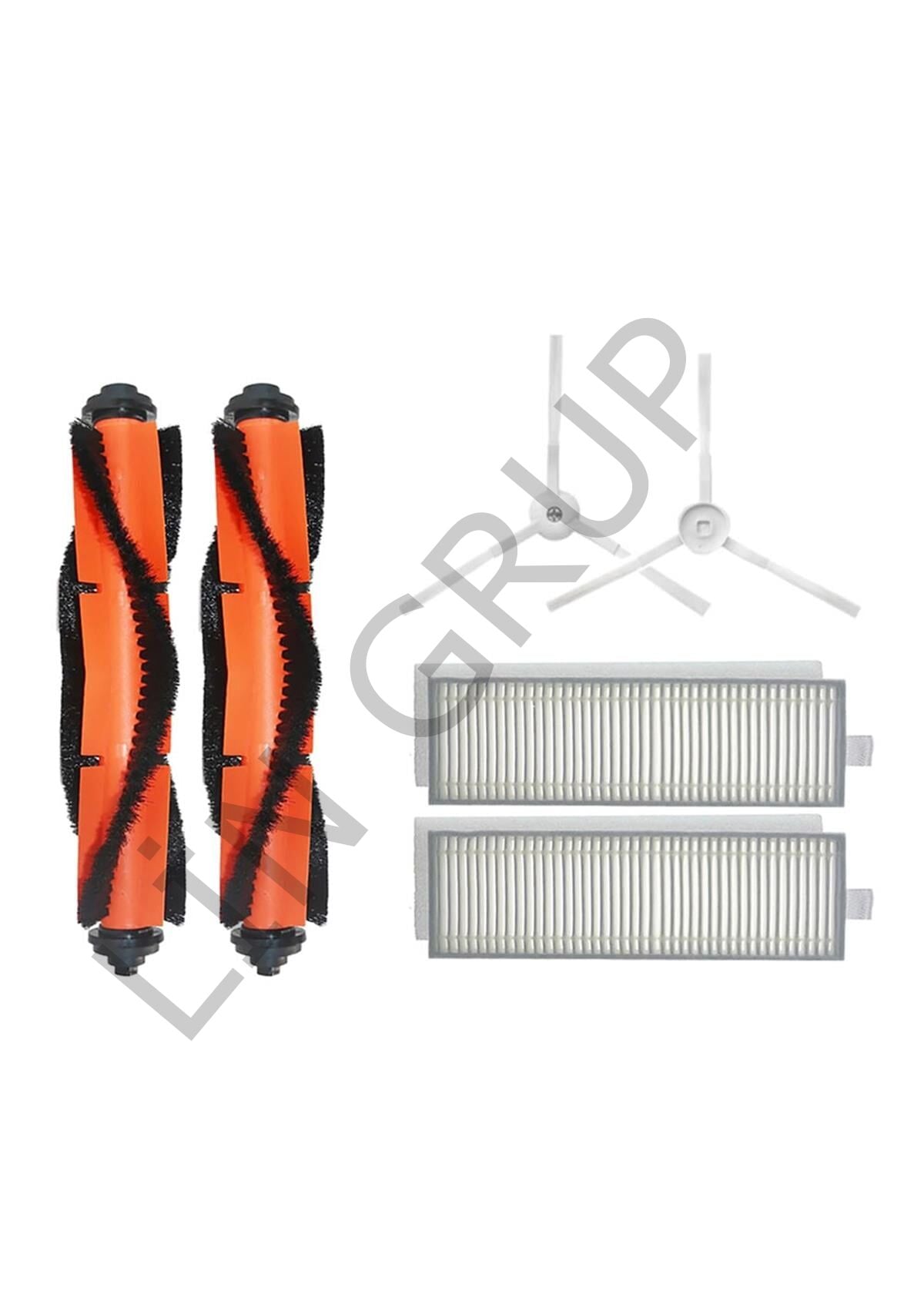 Xiaomi Vacuum Mop 2in1 Essential (MJSTG1) Robot Süpürge Uyumlu 6'lı Yedek Parça Seti