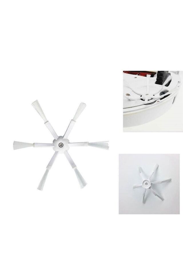 S 5 Max Roborock Q7,Q7 Max,Roborock S7 6 Kollu Yan Fırça - 2 Adet