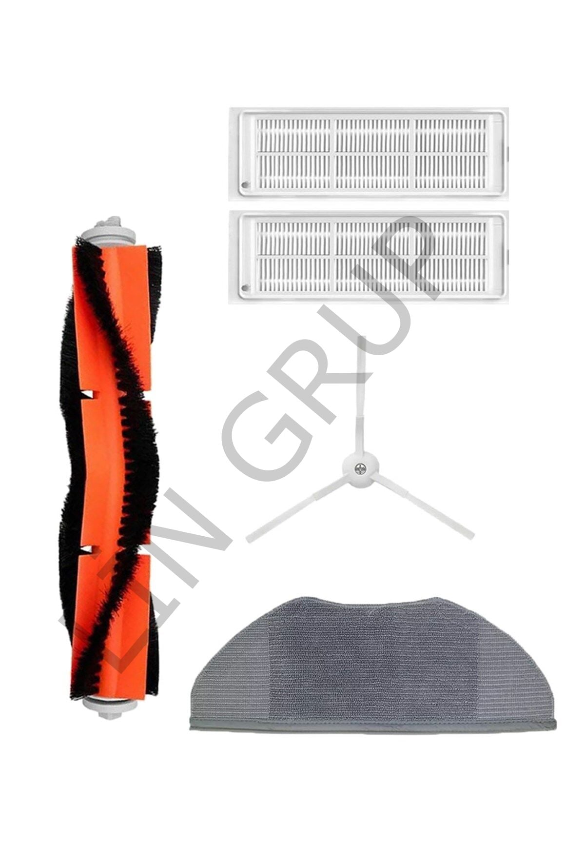 Xiaomi Vacuum Mop 2 Lite (MJSTL) Robot Süpürge Uyumlu 5'li Yedek Parça Seti